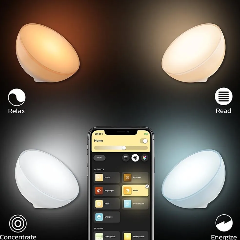 Online Straluma Philips Hue white and color ambiance go portable light met Bluetooth