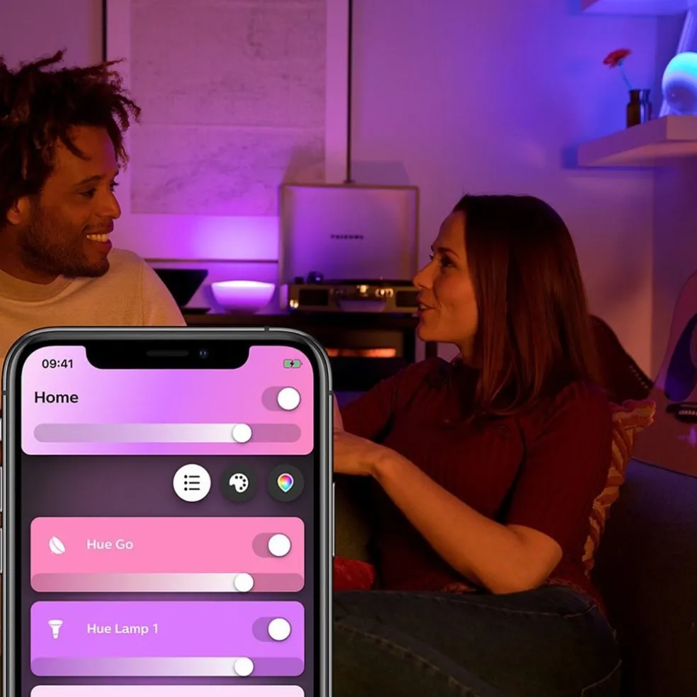 Online Straluma Philips Hue white and color ambiance go portable light met Bluetooth