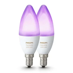 Cheap Straluma Philips Hue white and color ambiance E14 lamp 2-pack