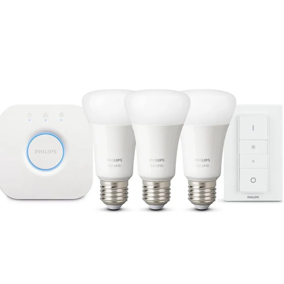 Best Straluma Philips Hue white starter kit E27 met Bluetooth