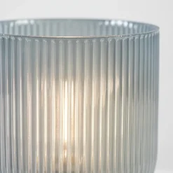 Fashion Straluma Phoebe kleine light and living tafellamp blauw-grijs op batterijen