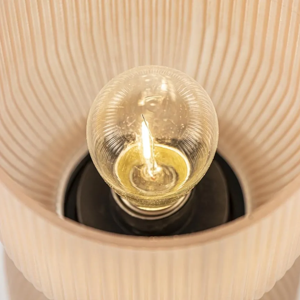 New Straluma Phoebe tafellamp oud roze Light and Living klein