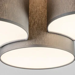 Discount Straluma Plafondlamp 3 kappen grijs