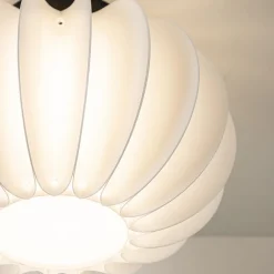 Online Straluma Plafondlamp Arena 30cm zwart/kap wit