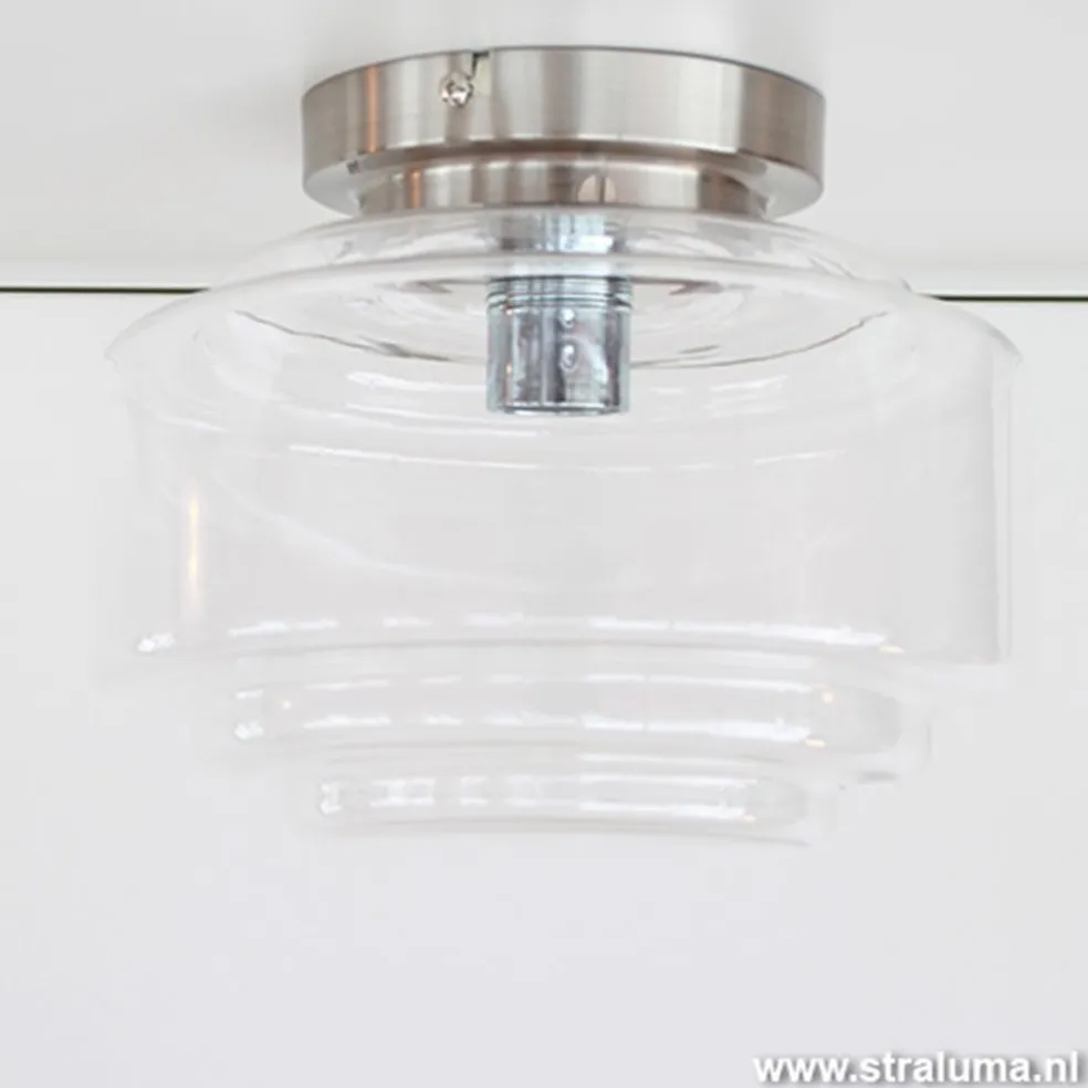 Discount Straluma Plafondlamp Art Deco helder glas
