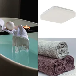 Hot Straluma Plafondlamp Basic Square 26cm wit
