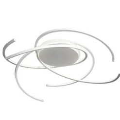 Fashion Straluma Plafondlamp bogen speels wit 80cm