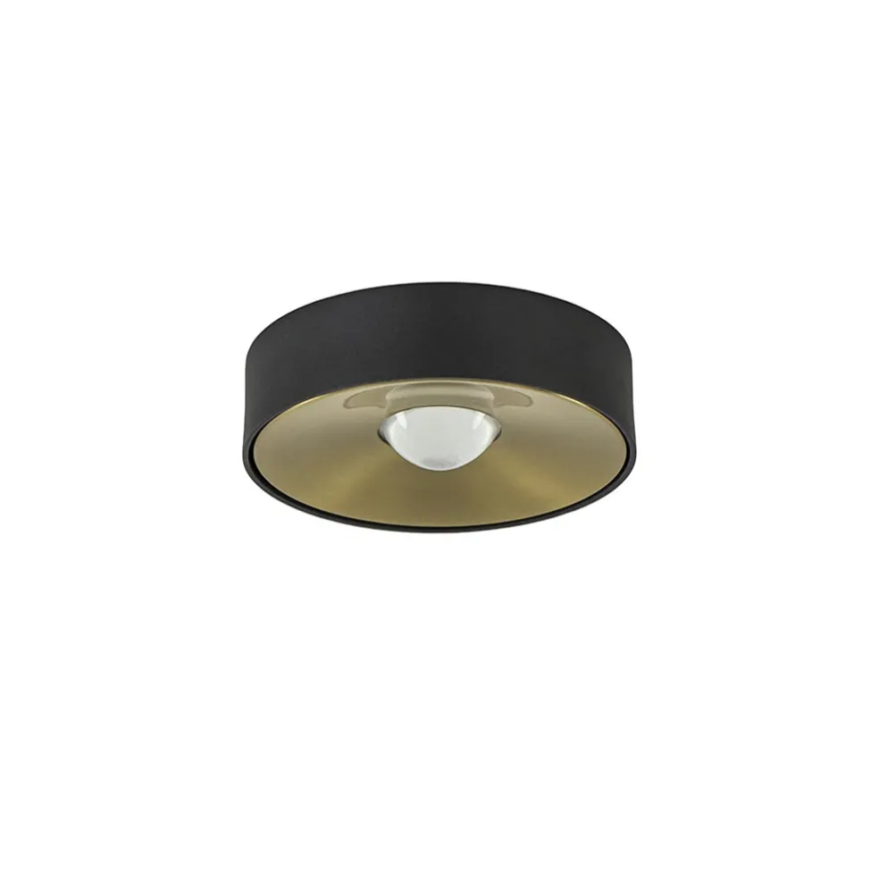 Best Straluma Plafondlamp Bright 15 zwart/matgoud