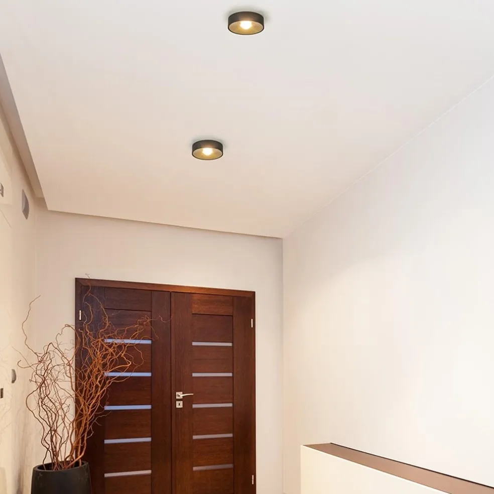 Best Straluma Plafondlamp Bright 15 zwart/matgoud