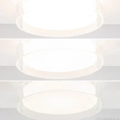 Outlet Straluma Plafondlamp chroom/clear IP44 3-step dim
