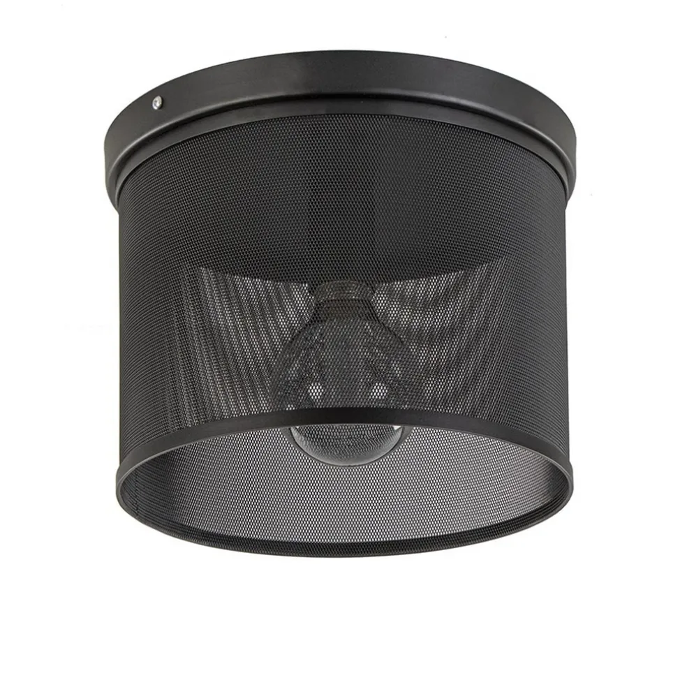 Cheap Straluma Plafondlamp cilinder gaas zwart 30cm
