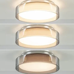 Best Straluma Plafondlamp Clear 35cm IP44 3-switchdim