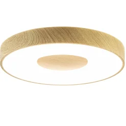 Best Sale Straluma Plafondlamp Coin 50 hout + remote CCT