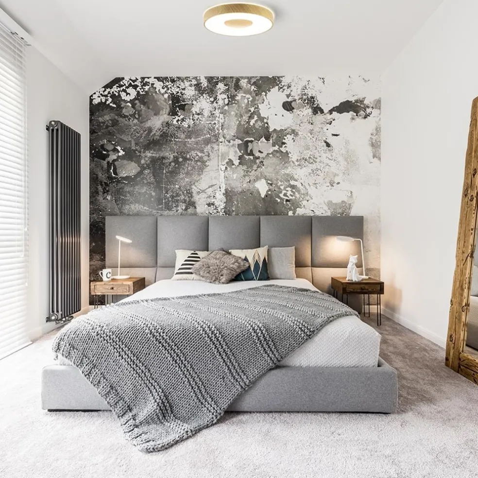 Best Sale Straluma Plafondlamp Coin 50 hout + remote CCT