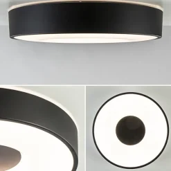 Sale Straluma Plafondlamp Coin 38 zwart + remote CCT