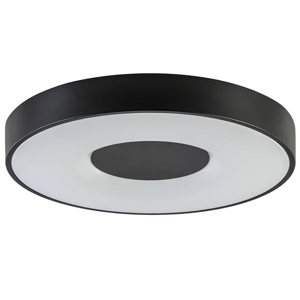 Best Straluma Plafondlamp Coin rond 50cm zwart CCT