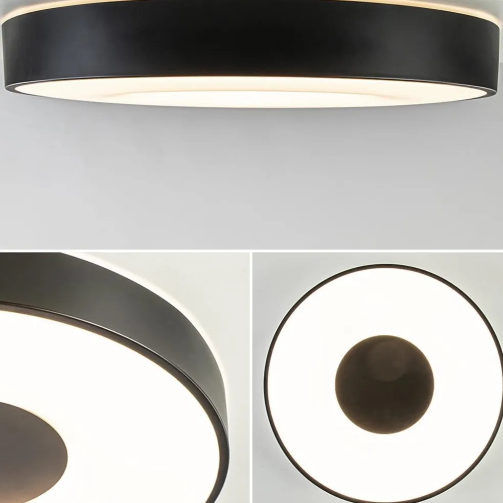 Best Straluma Plafondlamp Coin rond 50cm zwart CCT