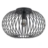 Discount Straluma Plafondlamp donut draad zwart 40cm