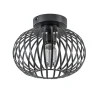 Cheap Straluma Plafondlamp donut klein draad zwart 25cm