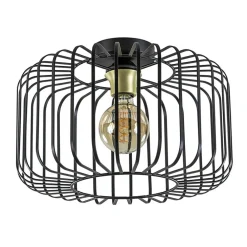 Store Straluma Plafondlamp draad cilinder zwart/brons