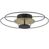 Clearance Straluma Plafondlamp Fiore zwart/goud 3-step dim