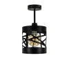 Fashion Straluma Plafondlamp Frez zwart metaal