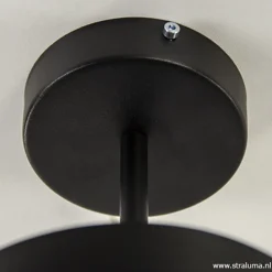 Fashion Straluma Plafondlamp Frez zwart metaal