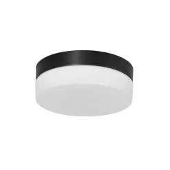 Hot Straluma Plafondlamp Ikaro zwart 18cm 3-step dim