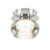 Cheap Straluma Plafondlamp klein chroom met smoke glas