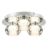 Hot Straluma Plafondlamp 3-L chroom/smoke 3-step dim.