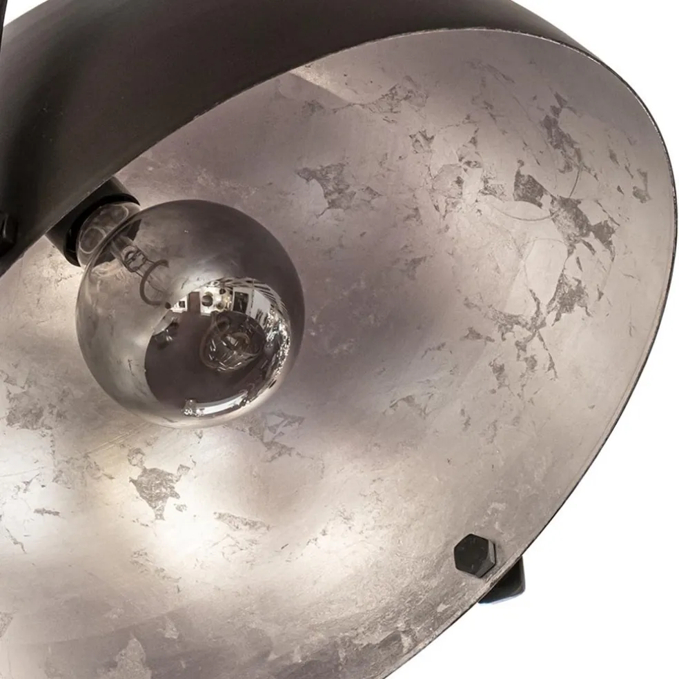 Best Straluma Plafondlamp Larino gunmetal/silverleaf 40 cm