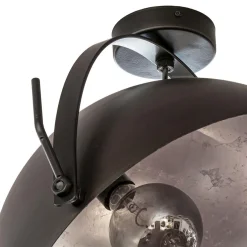 Best Straluma Plafondlamp Larino gunmetal/silverleaf 40 cm