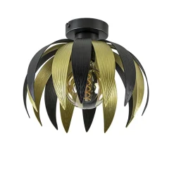 Store Straluma Plafondlamp leaves zwart/goud