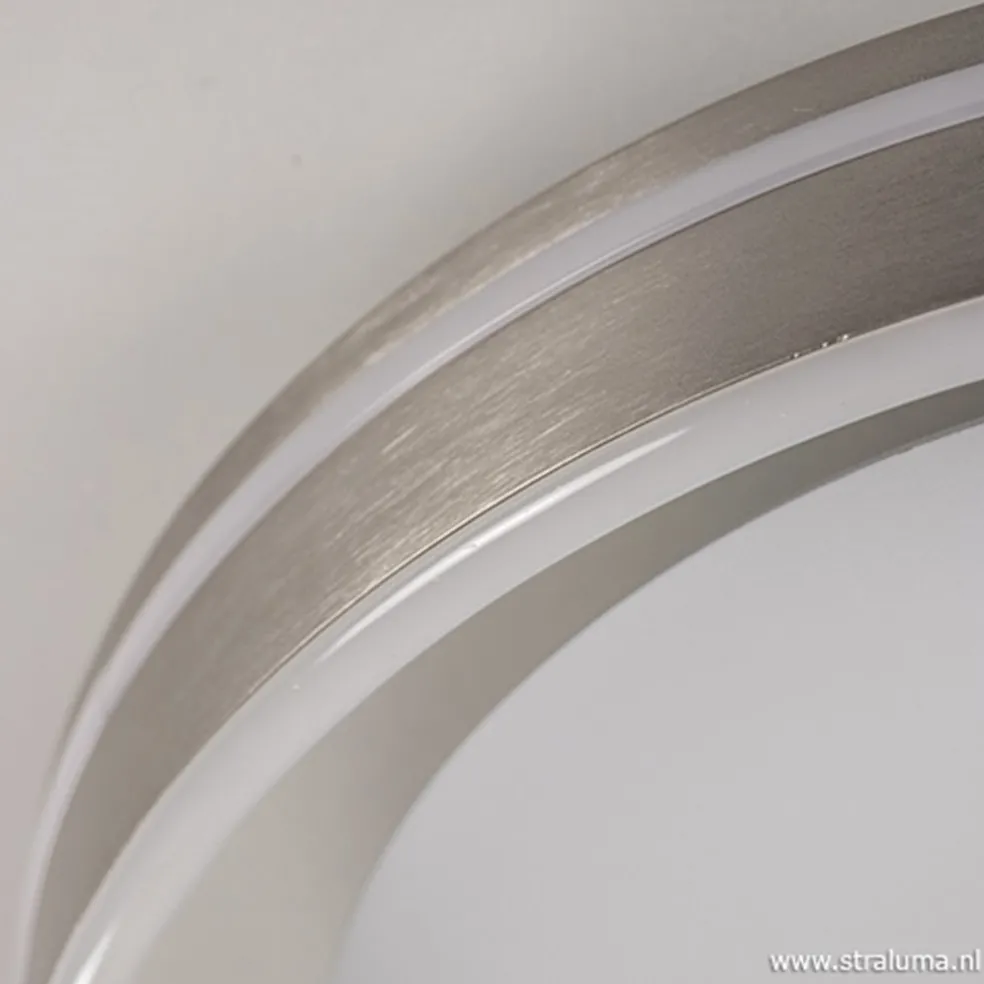 Clearance Straluma Plafondlamp Led Cirkel rvs 40cm
