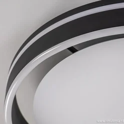 Shop Straluma Plafondlamp Led Cirkel zwart/wit