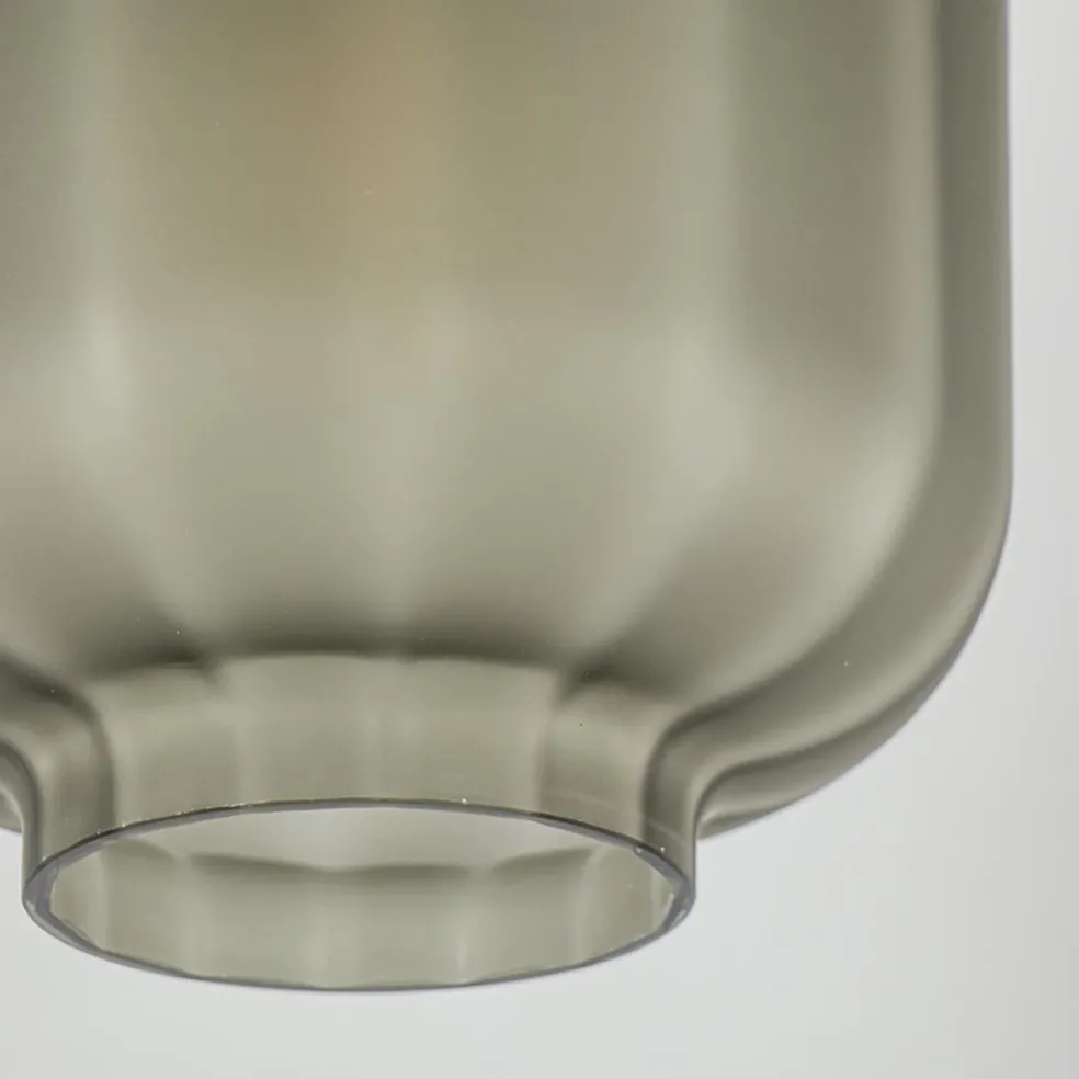 Flash Sale Straluma Plafondlamp Lett zwart + smoke glas 20cm