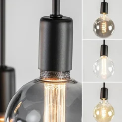 Best Straluma Plafondlamp 3-lichts zwart ex. e27