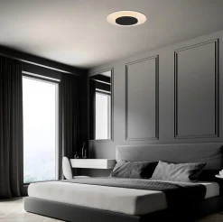 Flash Sale Straluma Plafondlamp Lido zwart 36cm indirect