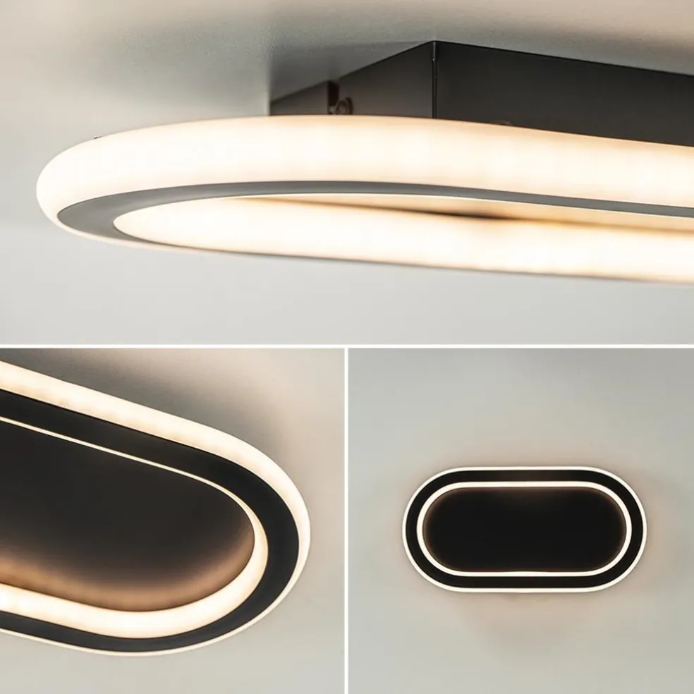 Flash Sale Straluma Plafondlamp Lois 30 zwart 3-switch dim.