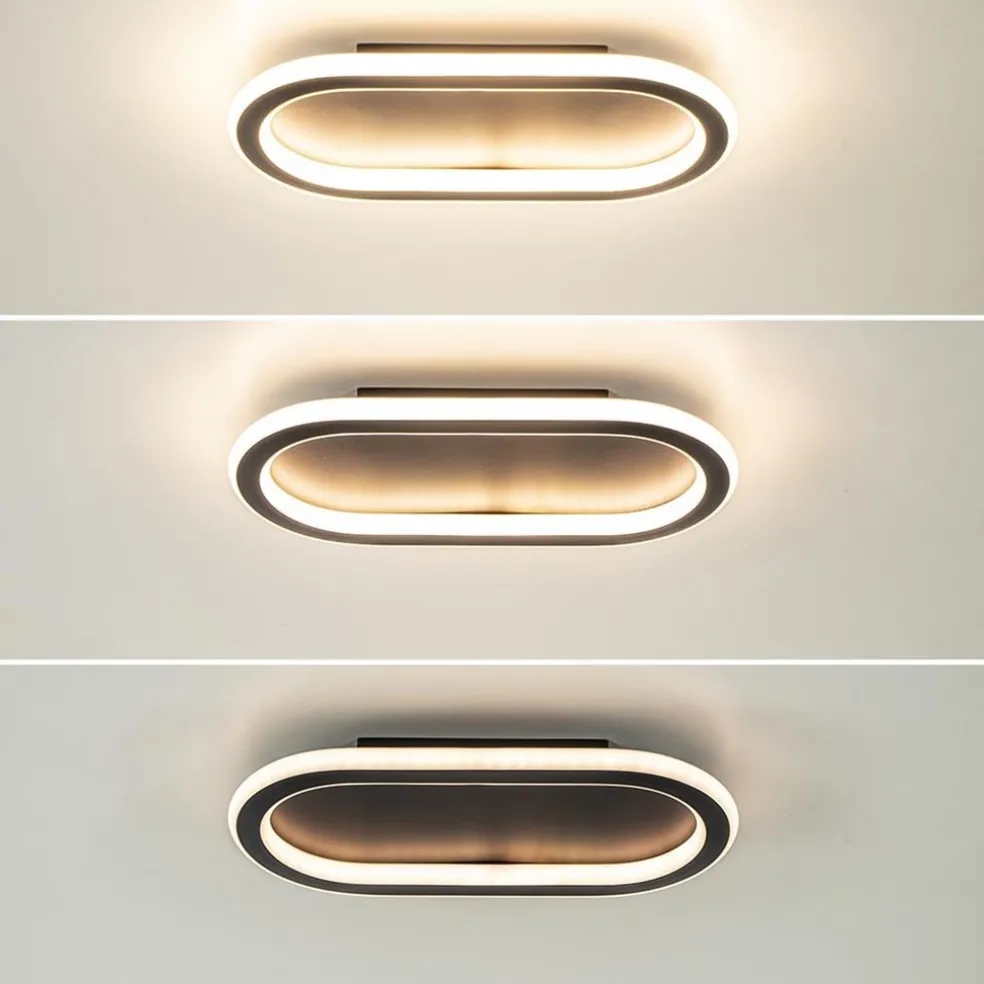 Flash Sale Straluma Plafondlamp Lois 30 zwart 3-switch dim.