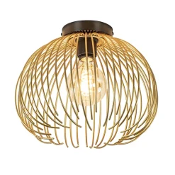 Cheap Straluma Plafondlamp Nest matgoud/zwart