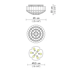 Discount Straluma Plafondlamp Odeon 65 gold