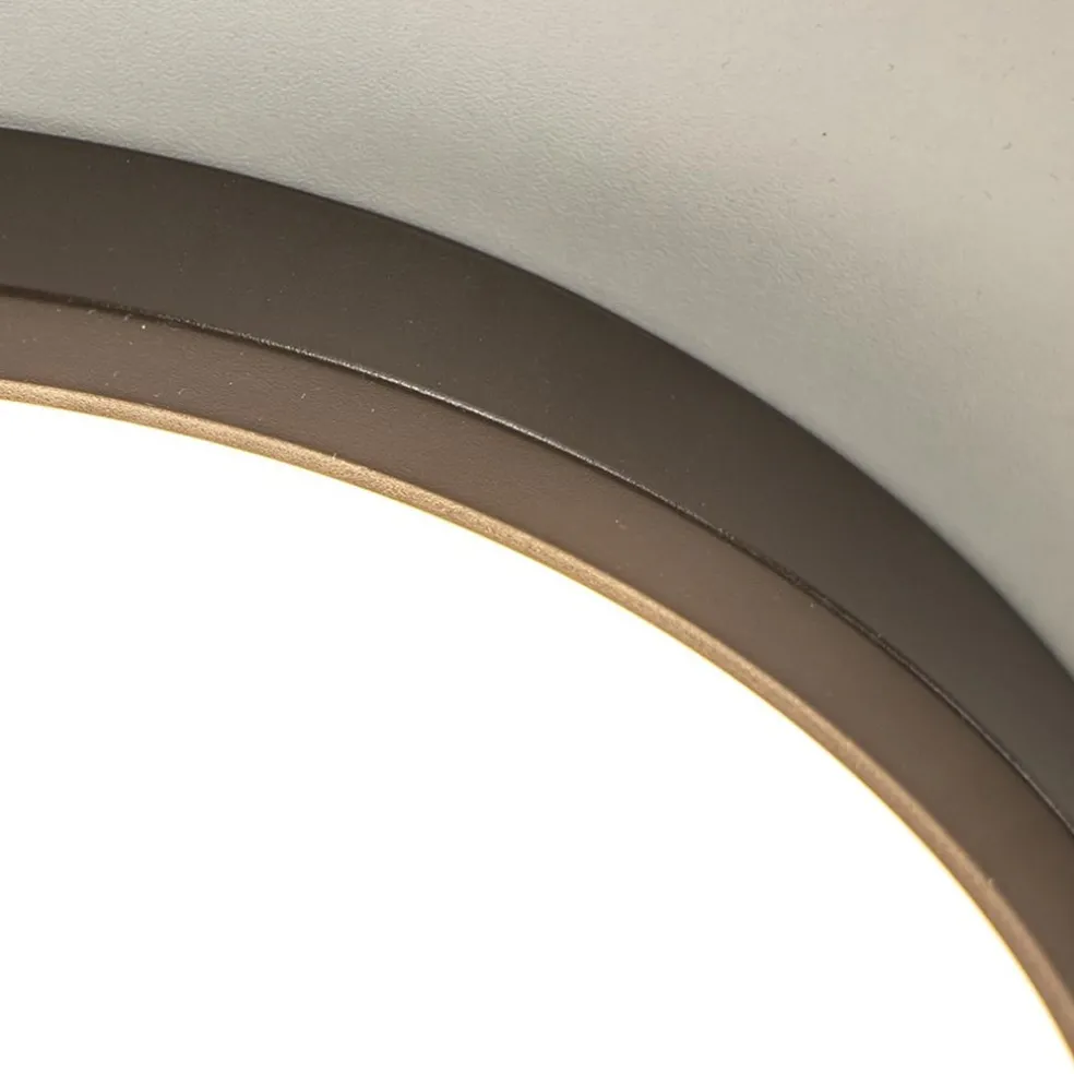 New Straluma Plafondlamp Piatto 30 zwart + bew.sensor