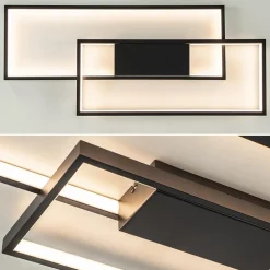 Cheap Straluma Plafondlamp Piazza 2L zwart 3-step dim