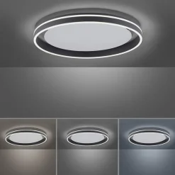 Online Straluma Plafondlamp Q-Vito 59 zwart smart+remote