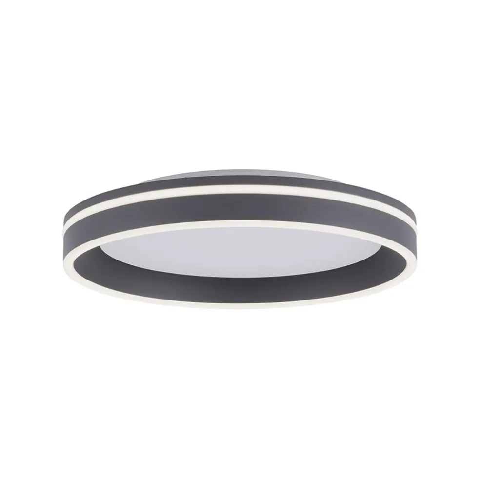 Outlet Straluma Plafondlamp Q-Vito 40 zwart smart+remote