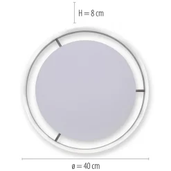 Outlet Straluma Plafondlamp Q-Vito 40 zwart smart+remote