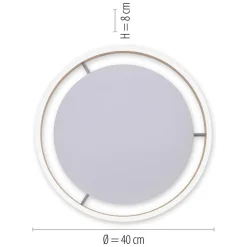 Online Straluma Plafondlamp Q-Vito 40cm matgoud smart + remote