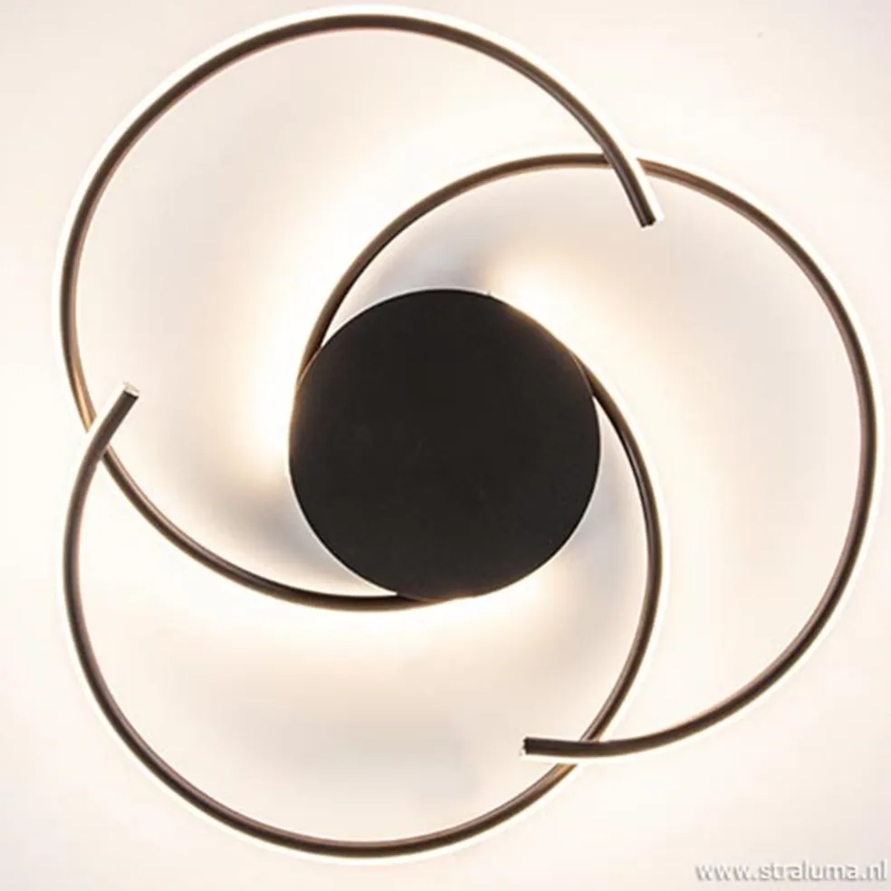 Flash Sale Straluma Plafondlamp Reverso zwart 3-switchdim