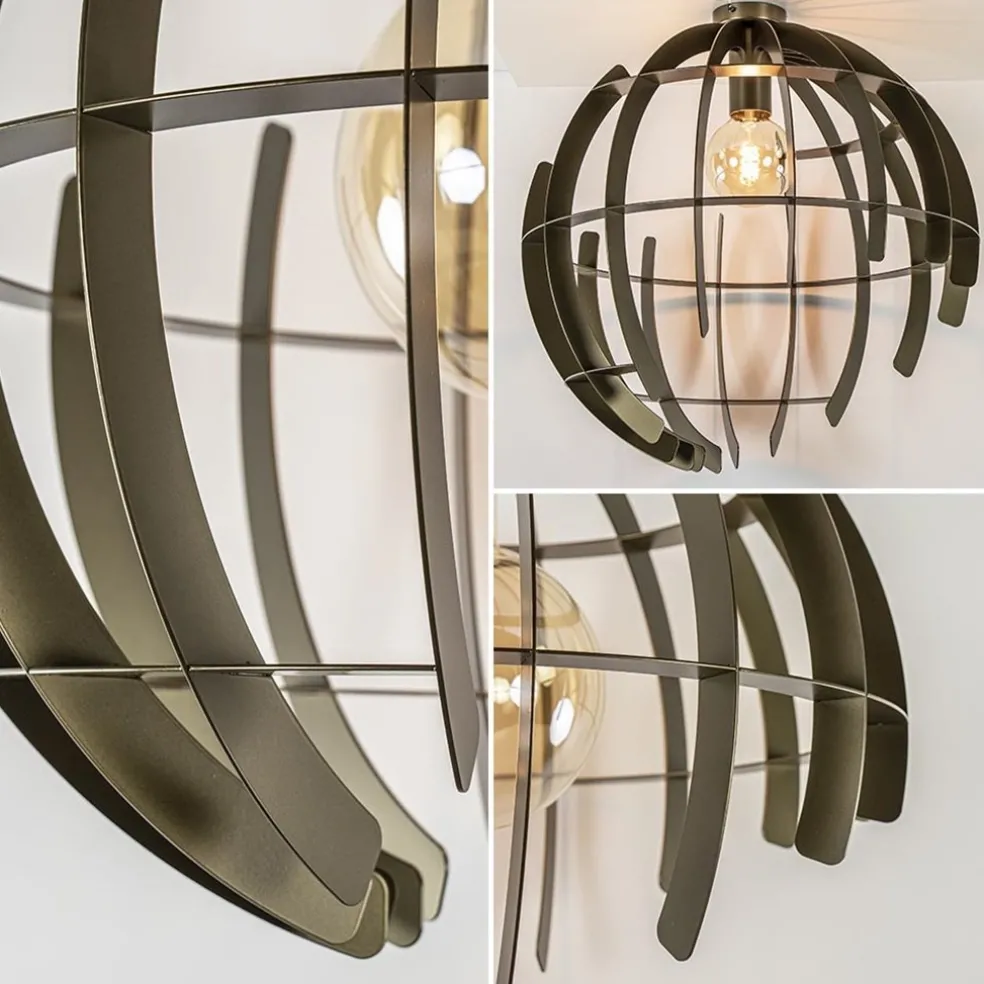 Online Straluma Plafondlamp Terra 60 oud messing